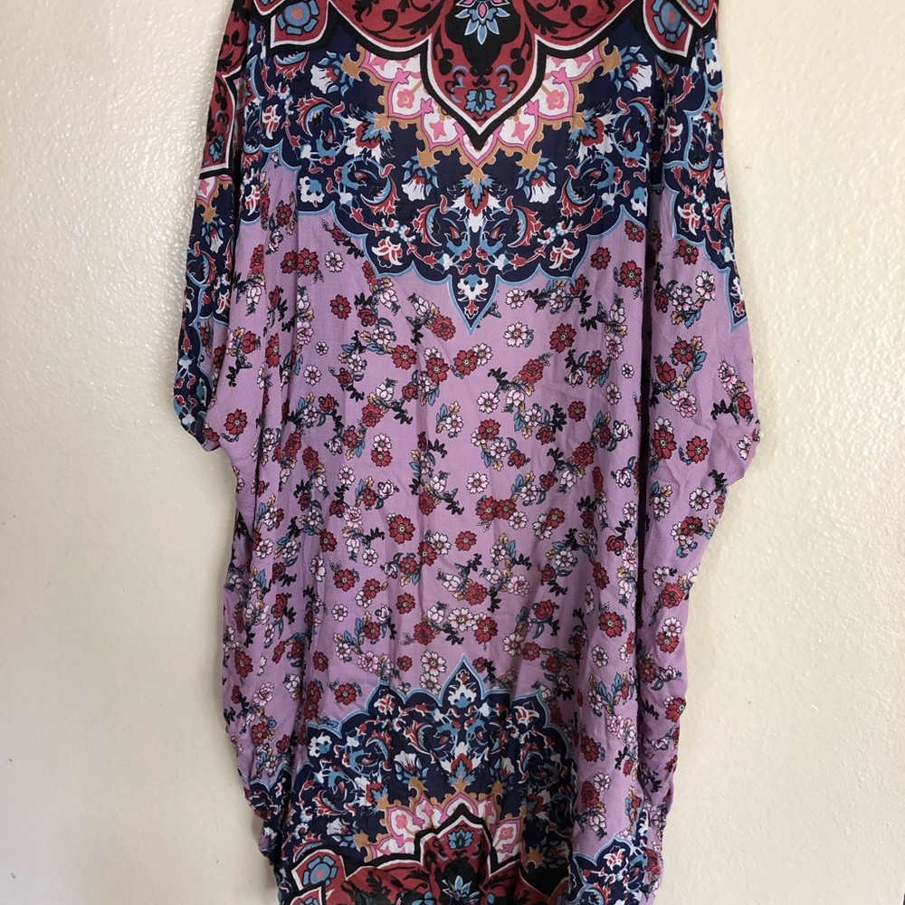 Kimono swim coverup